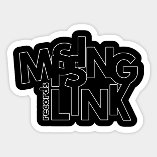 Missing Link Records Sticker